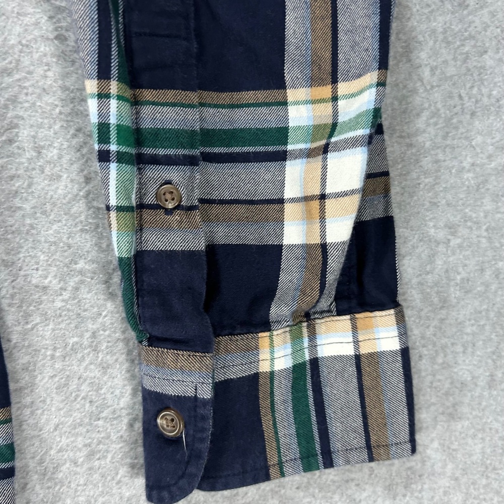 Vineyard Vines Classic Fit Whale Shirt Mens XL Navy Plaid Preppy Coastal - Picture 9 of 10